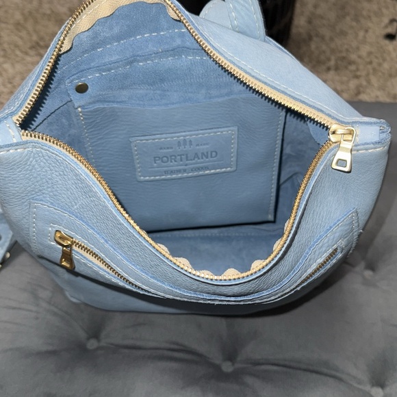 Portland Leather Goods Tote Backpack in Dream - Picture 3 of 5